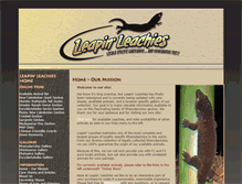 Tablet Screenshot of leapinleachies.com